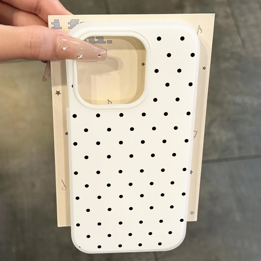 Samsung Galaxy S25 - Minimalistische Polka-Dot-Staubschutzhülle für Samsung Galaxy S26