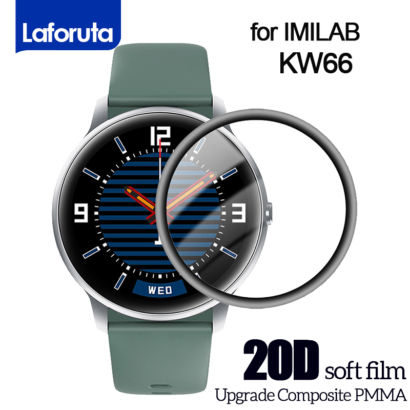Curved Edge Screen - 20D-Displayschutzfolie für IMILAB KW66 Smartwatch, gebogene