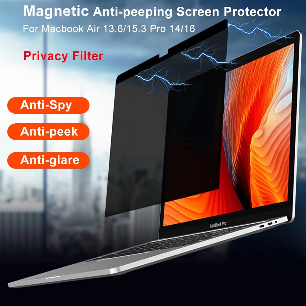 Anti Blue Light Film - Magnetischer Sichtschutz für MacBook M4 M3
