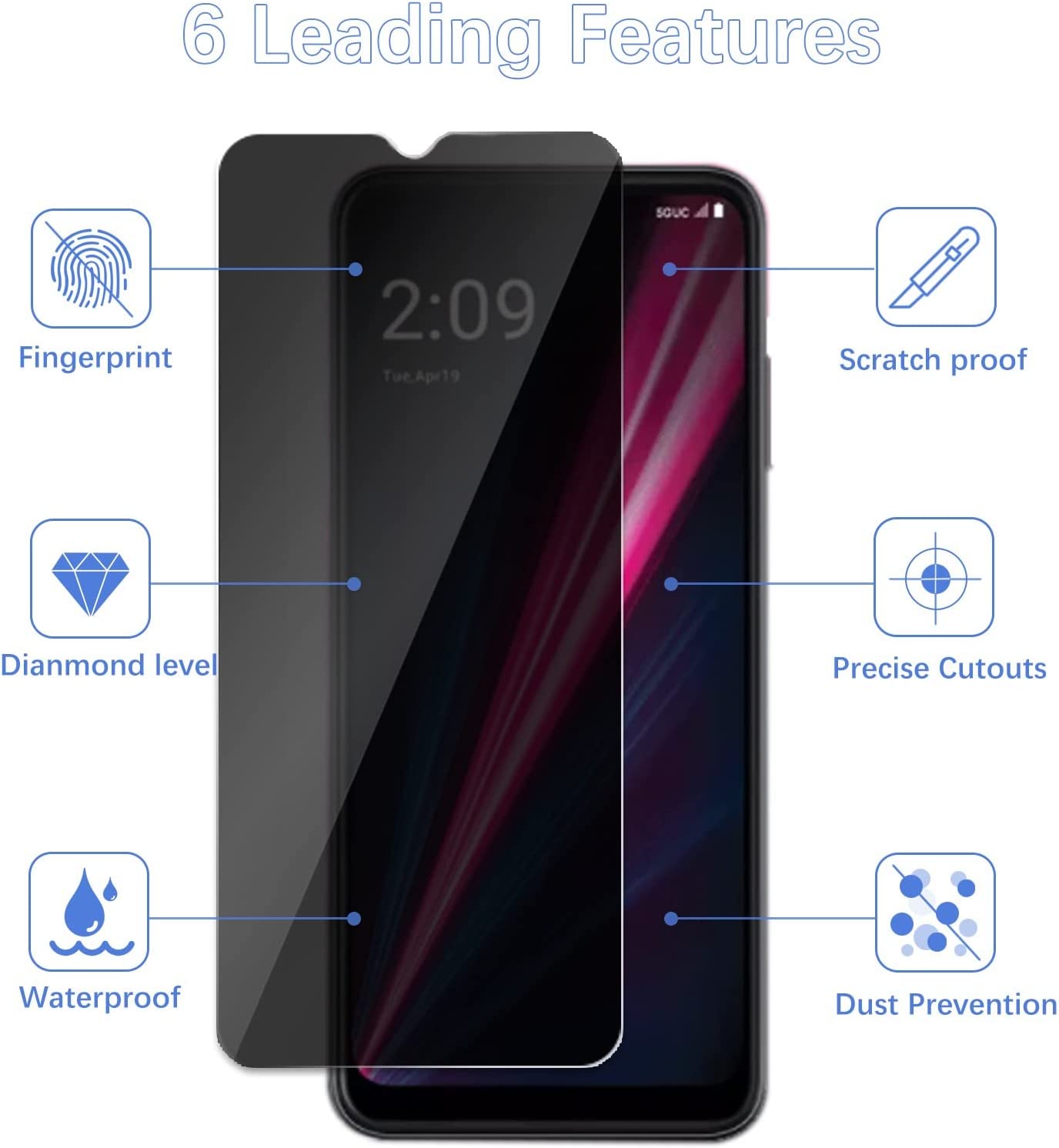 [2er Pack] fit tcl 40 se Sicht – Privacy Filter 2Pack Bewertung und Preis